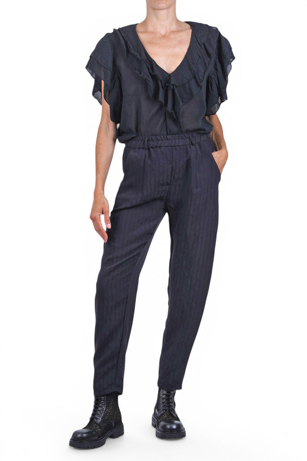 La Femme Blanche - Shirt - 471704 - Black 