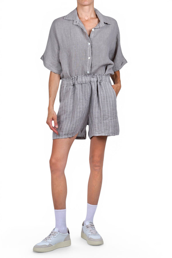 La Femme Blanche - Shorts - 471656 - Bianco/Taupe