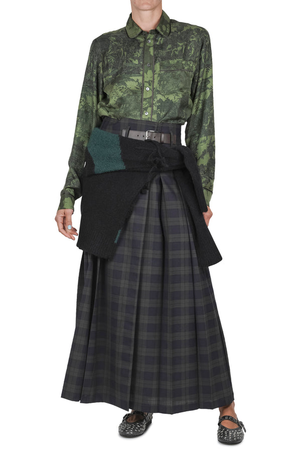 Pierre-Louis Mascia - Shirt - 460165 - Pattern Green 