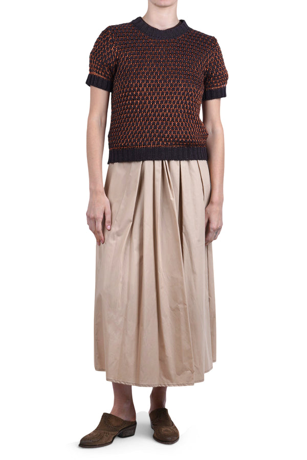 Roberto Collina - T-shirt - 470392 - Moro/Tabacco