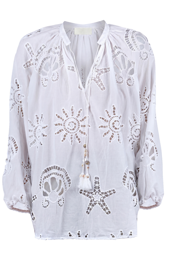 La Femme Blanche - Blusa - 471617 - Bianco