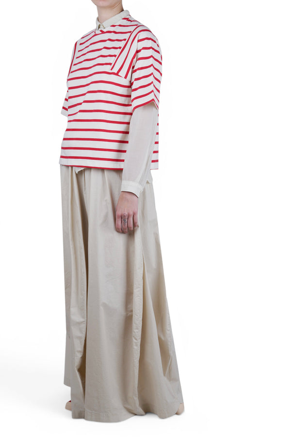 Solotre - T-shirt - 470682 - Panna/Rosso
