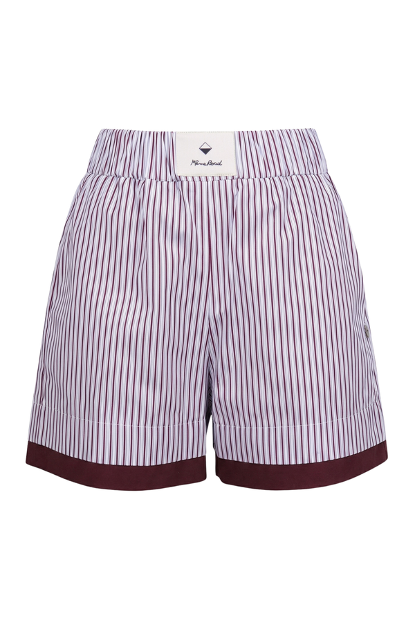 Même Road - Shorts - 470276 - Bianco/Bordeaux