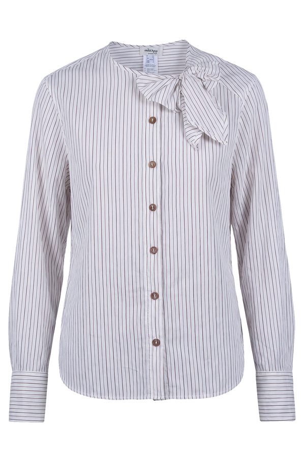 Ottod'ame - Shirt - 480366 - Cream/Brown 