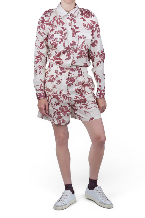 Semi Couture - Camicia - 470929 - Panna/Ciliegia