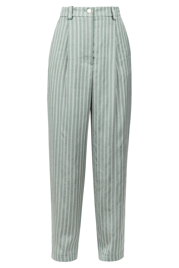 Alysi - Pants - 451072 - Pattern Green 