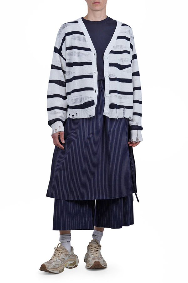 Ottod'ame - Cardigan - 470766 - Bianco/Blu
