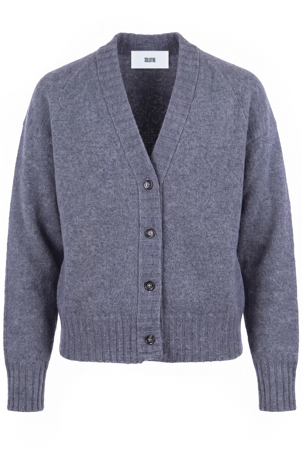 Solotre - Cardigan - 480498 - Grigio