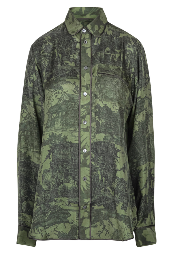 Pierre-Louis Mascia - Shirt - 460165 - Pattern Green 