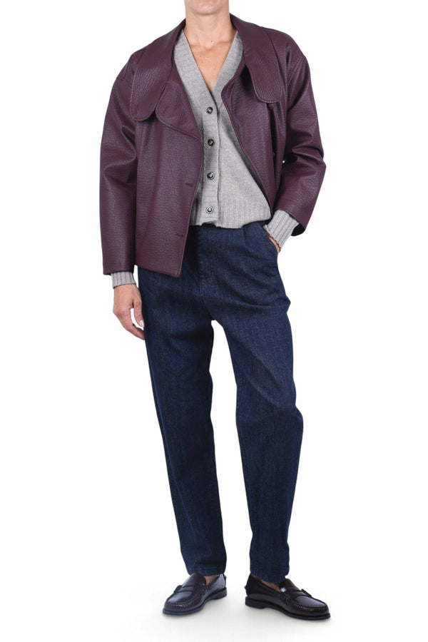 La Femme Blanche - Jackets - 481119 - Wine 