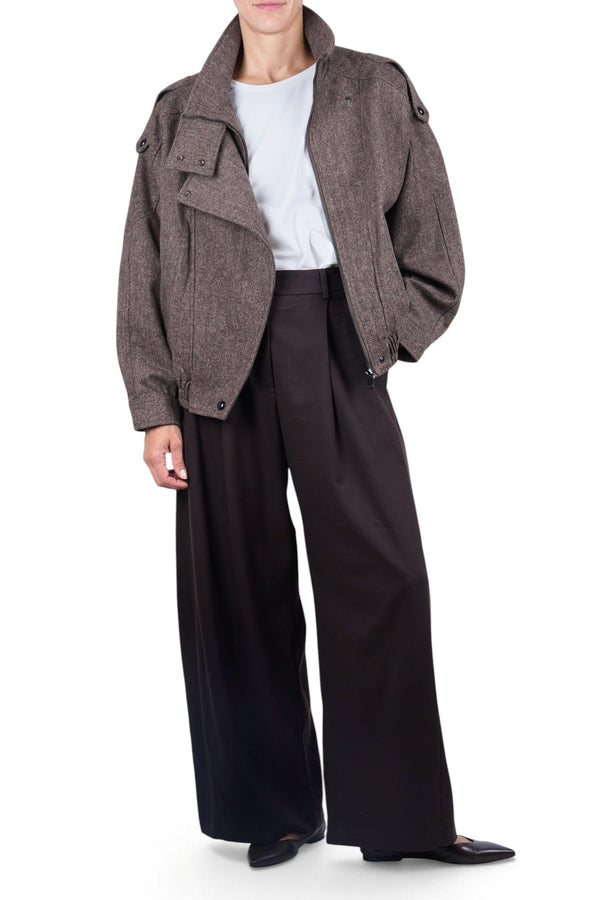 La Femme Blanche - Pants - 481141 - Moka 
