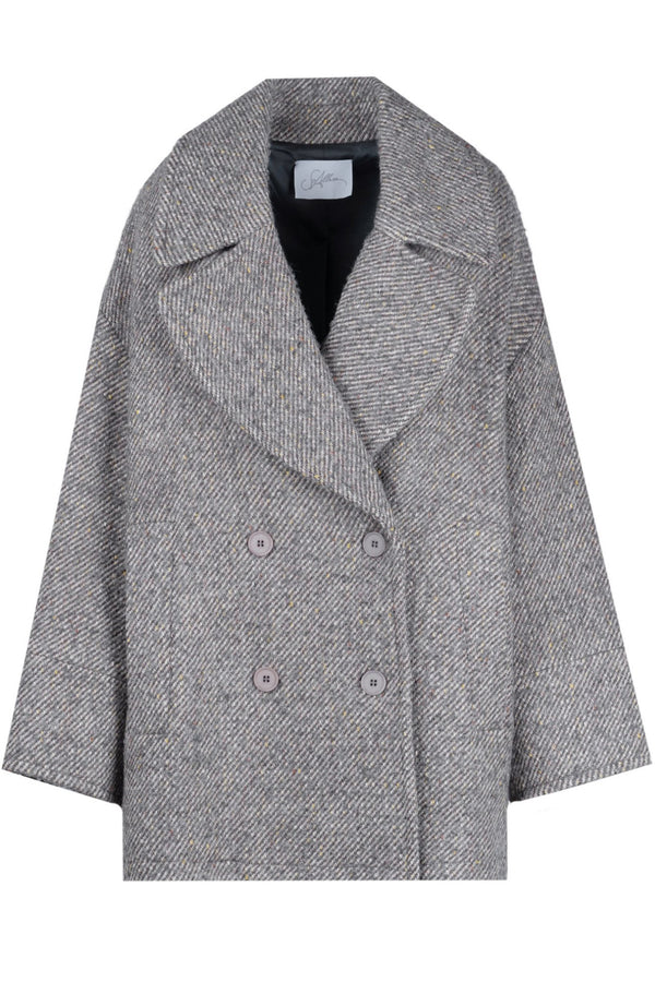 So Allure - Cappotto - 480153 - Grigio/Panna