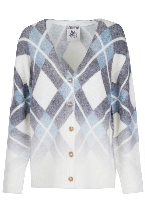 Semi Couture - Cardigan - 480866 - Latte/Grigio
