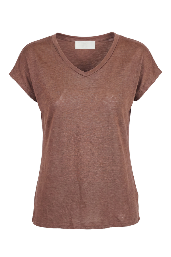 La Femme Blanche - T-shirt - 471832 - Tabacco