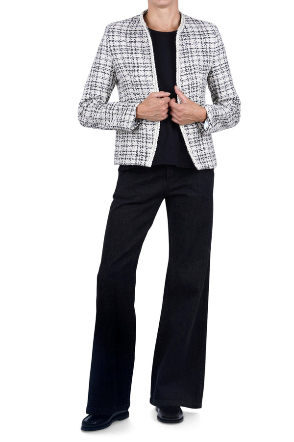 La Femme Blanche - Jacket - 481135 - Cream/Black 