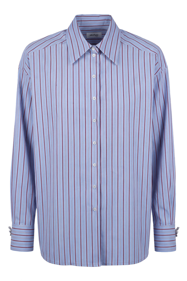 Ottod'ame - Camicia - 480363 - Azzurro/Rosso