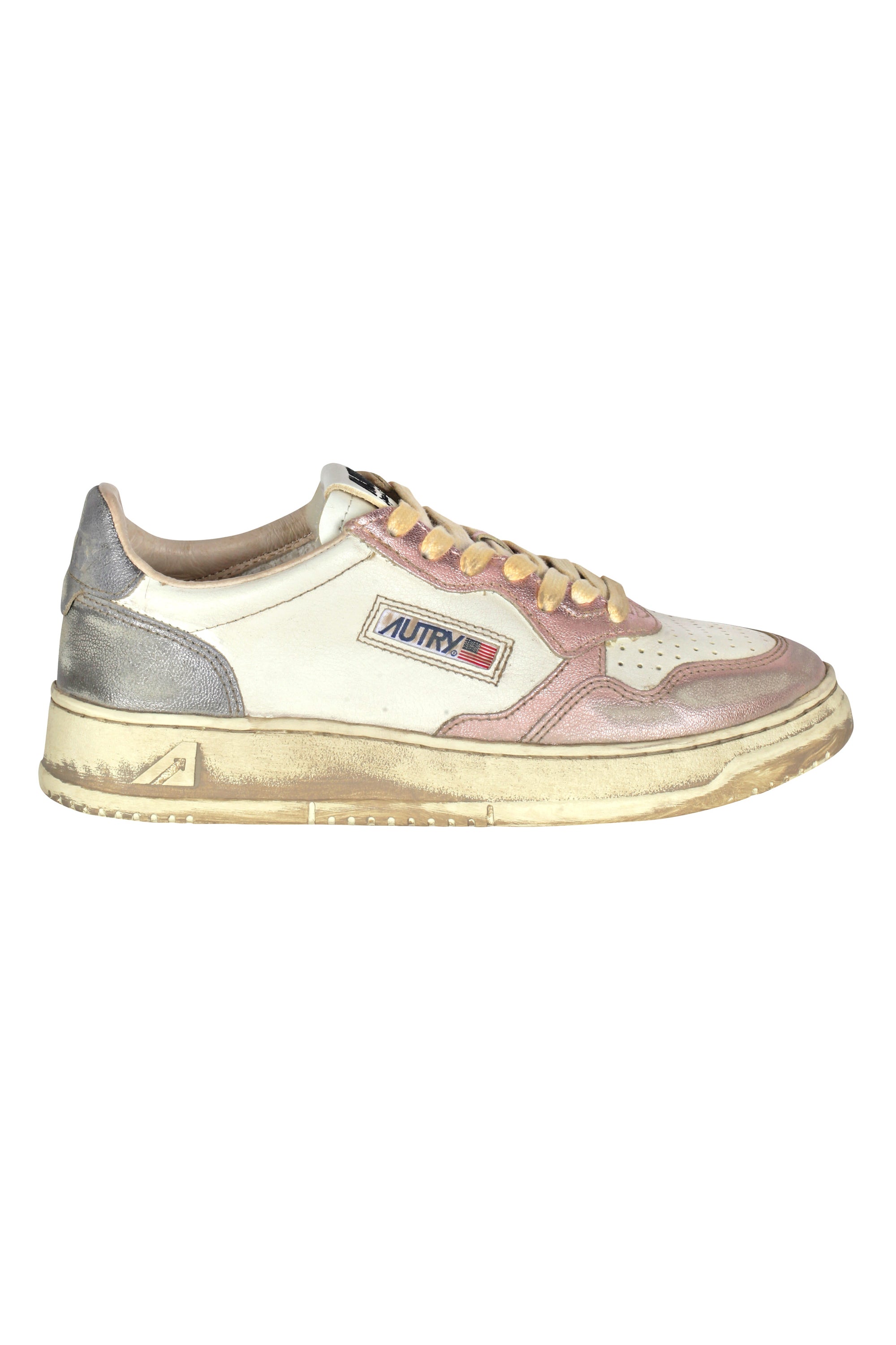 Autry Sneakers Super Vintage effetto usato in pelle Comme Toi