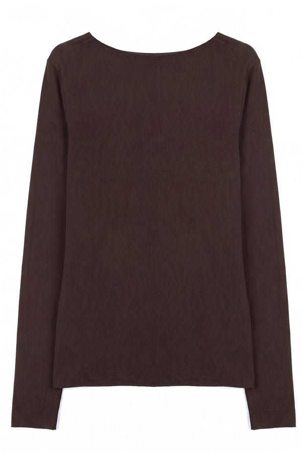 La Femme Blanche - T-shirt - 481113 - Mocha 
