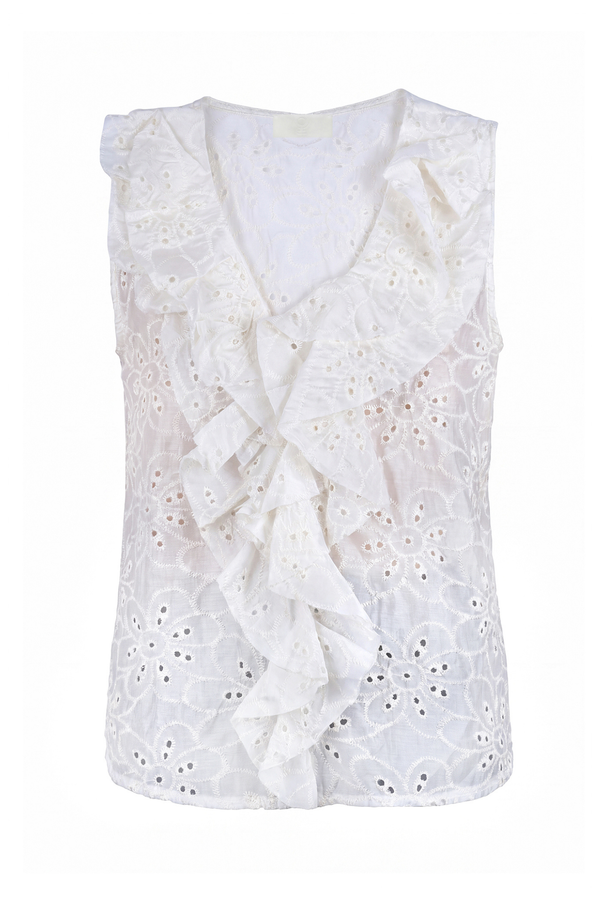 La Femme Blanche - Top - 471708 - Cream 