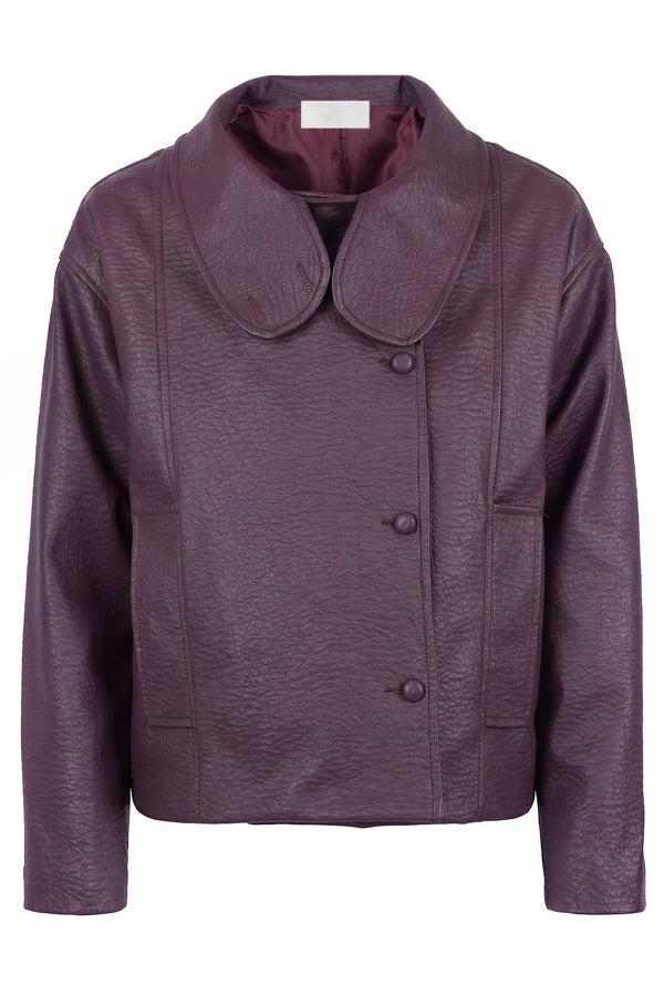 La Femme Blanche - Jackets - 481119 - Wine 