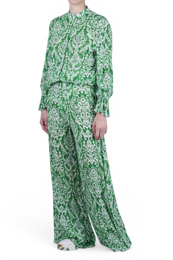 Maliparmi - Pantalone - 470667 - Bianco/Verde