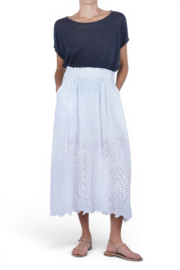 La Femme Blanche - T-shirt - 471757 - Blue 