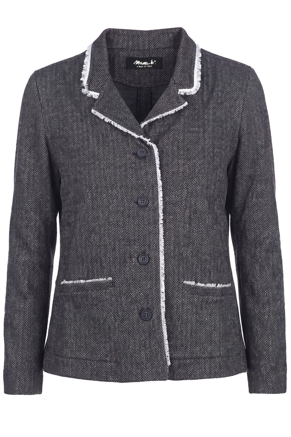 Mama B - Giacca - 480042 - Nero/Nocciola