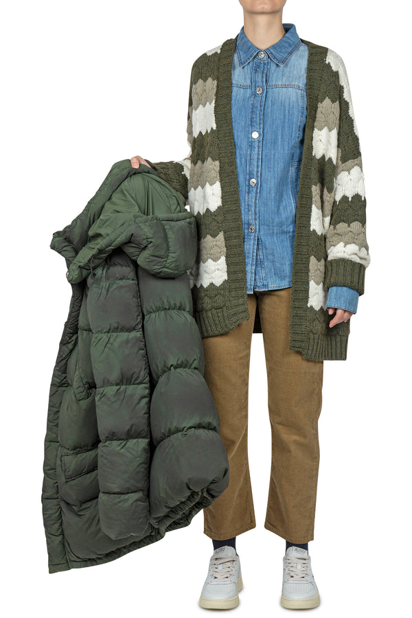 So Allure - Cardigan - 441922 - Verde/Panna