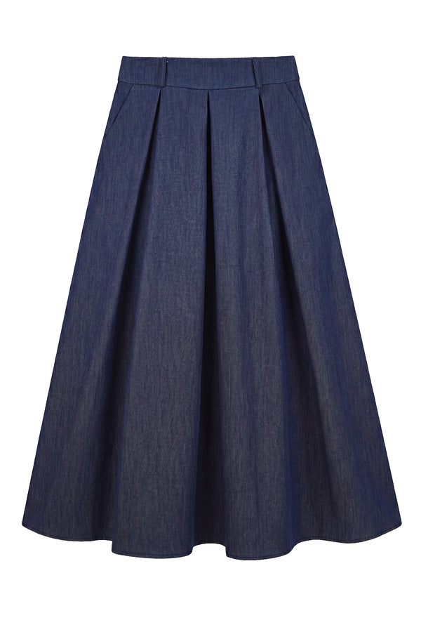 La Femme Blanche - Gonna - 471671 - Denim scuro