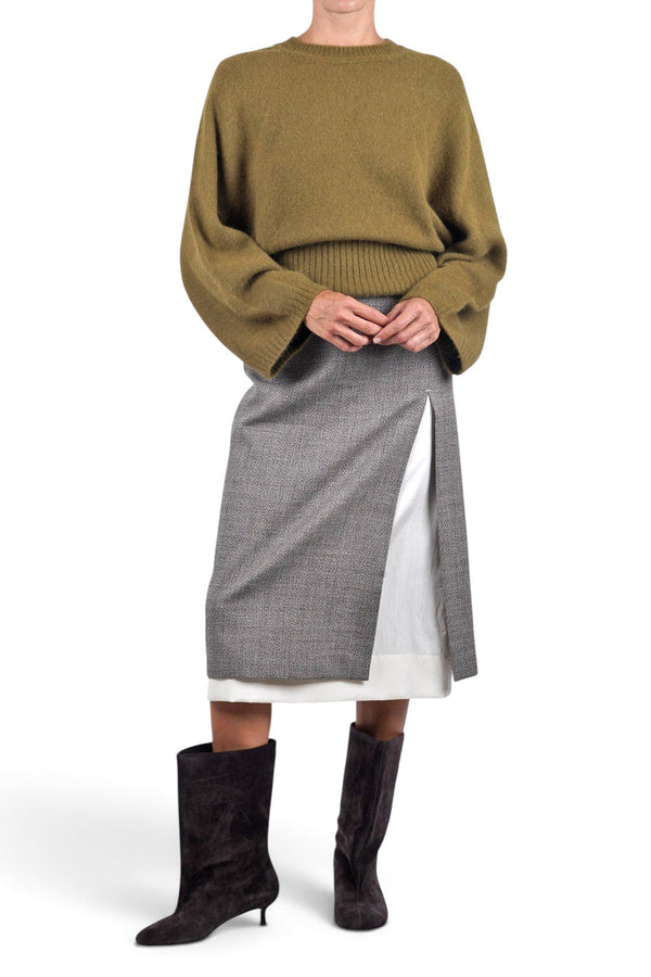 Tela - Skirt - 480121 - Taupe 