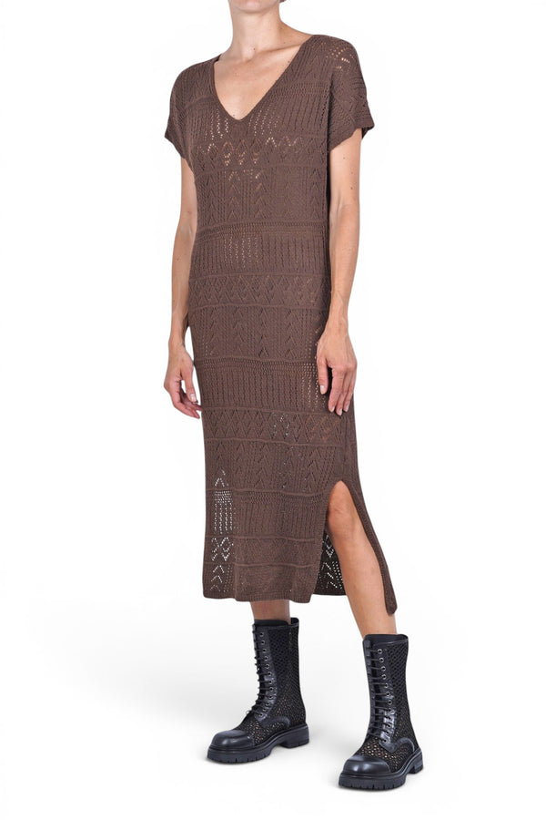 La Femme Blanche - Dress - 471759 - Brown 