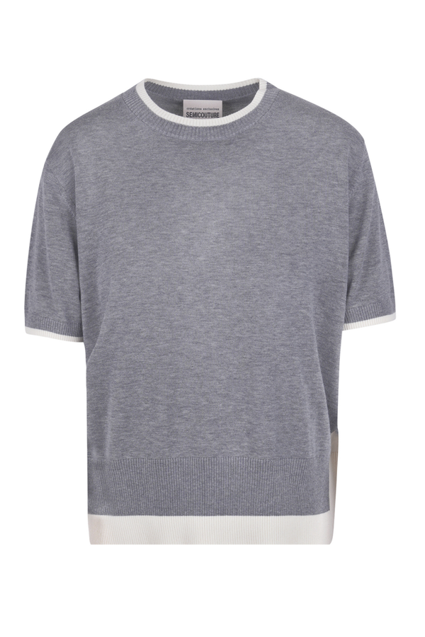 Semi Couture - Maglia - 470934 - Grigio