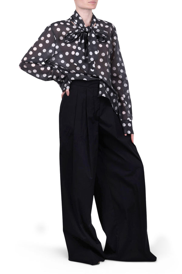 La Femme Blanche - Shirt - 471206 - White/Black 