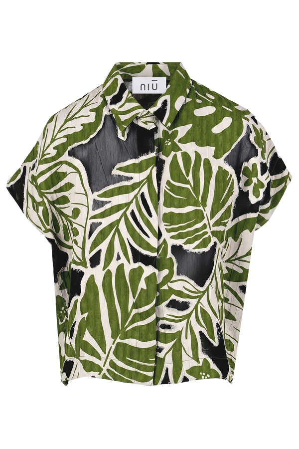 NIU - Shirt - 470381 - Pattern Green 