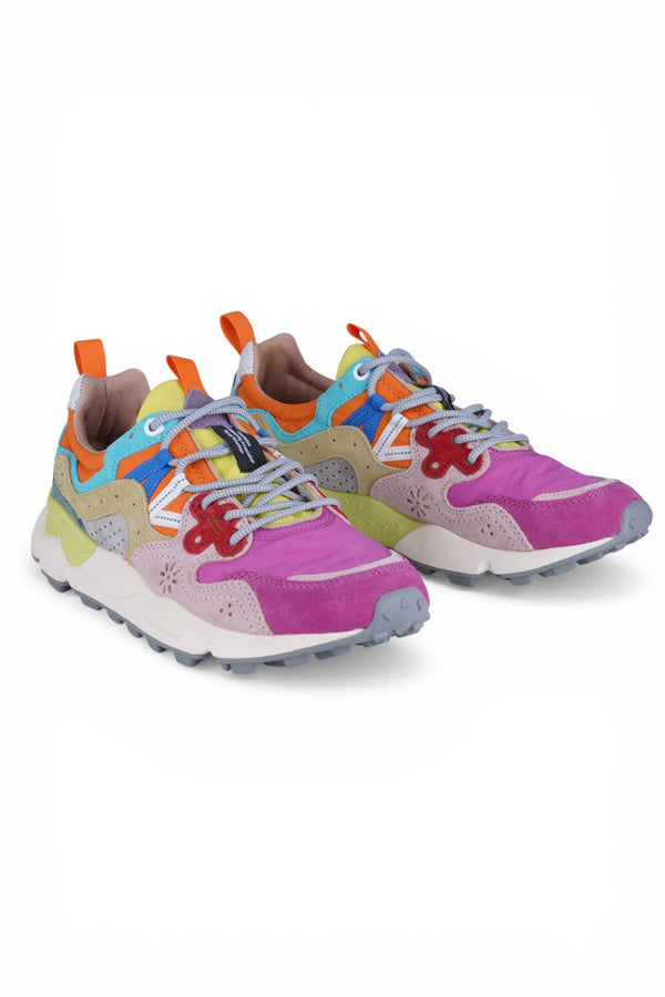 Flower Mountain - Sneakers - 470433 - Fuxia/Giallo