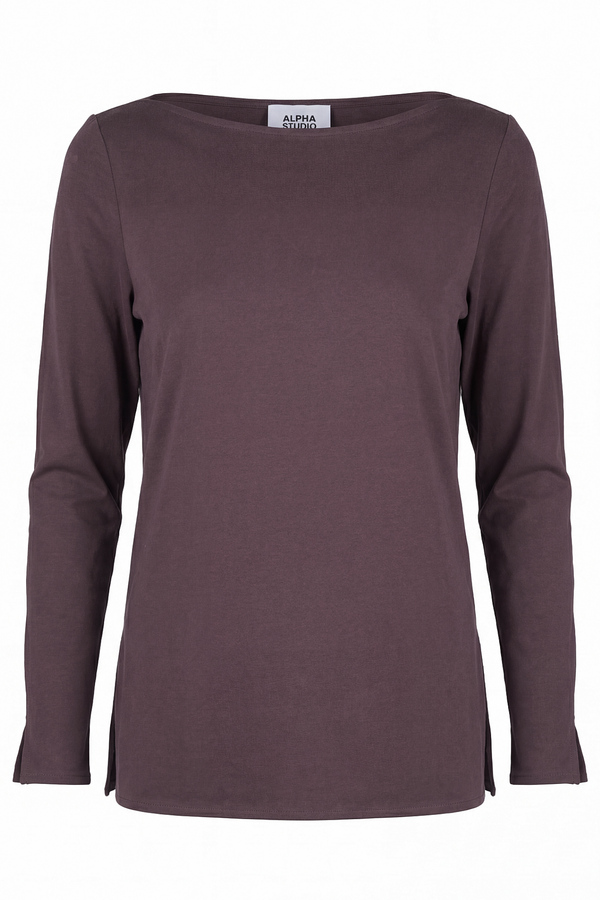 ALPHA STUDIO - T-shirt - 471117 - Cioccolato