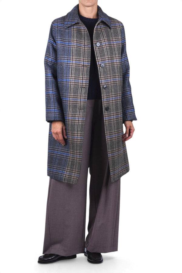 Ottod'ame - Coat - 480348 - Blue/Beige 