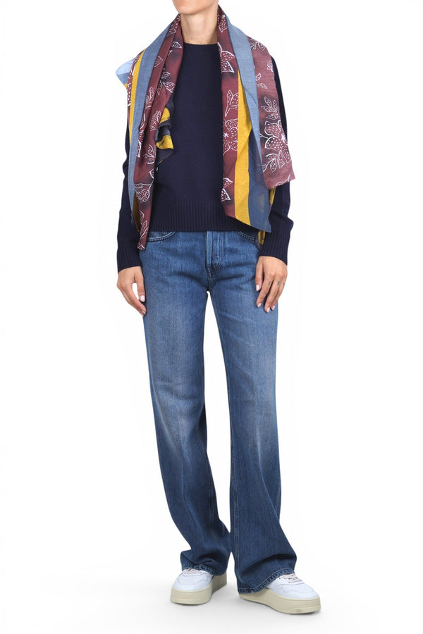 Alessia Santi - Scarf - 480535 - Blue/Yellow 