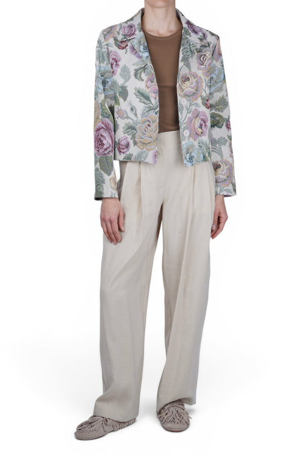 La Femme Blanche - Giacca - 471477 - Panna/Verde