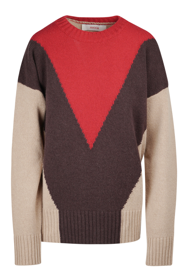 Jucca - Sweater - 460843 - Bordeaux/Brown 