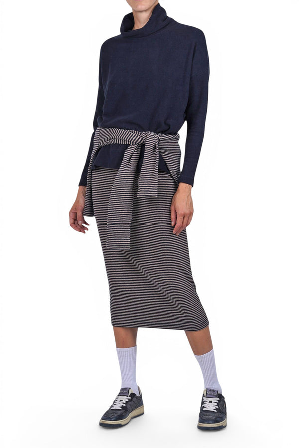 Mama B - Cardigan - 480023 - Tortora/Blu