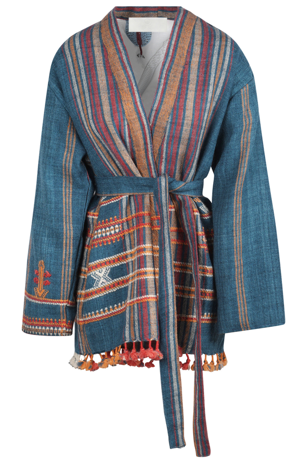 La Femme Blanche - Jacket - 461423 - Blue Pattern 