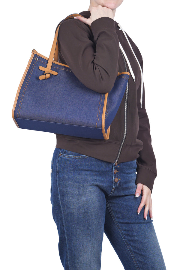 Gianni Chiarini - Borsa media - 470147 - Denim