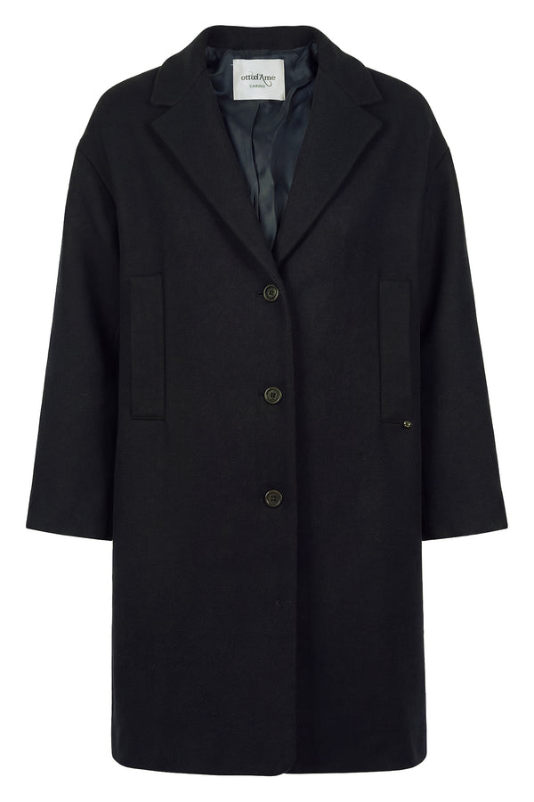 Ottod'ame - Coat - 480347 - Black 