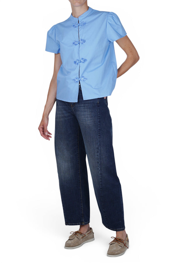 La Femme Blanche - Camicia - 471629 - Azzurro