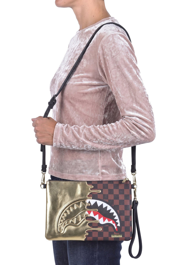SPRAYGROUND - Small bag - 480937 - Brown/Gold 