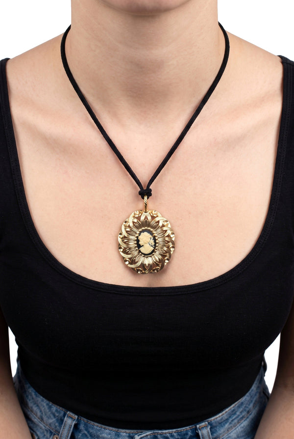 Aleva' Bijoux - Collana - 481078 - Oro/Nero