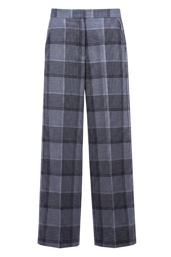 Ottod'ame - Pantalone - 480358 - Fantasia Grigio
