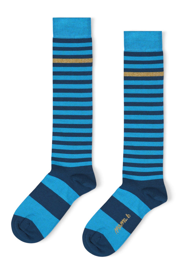 Mama B - Calze - 480066 - Blu/Turchese