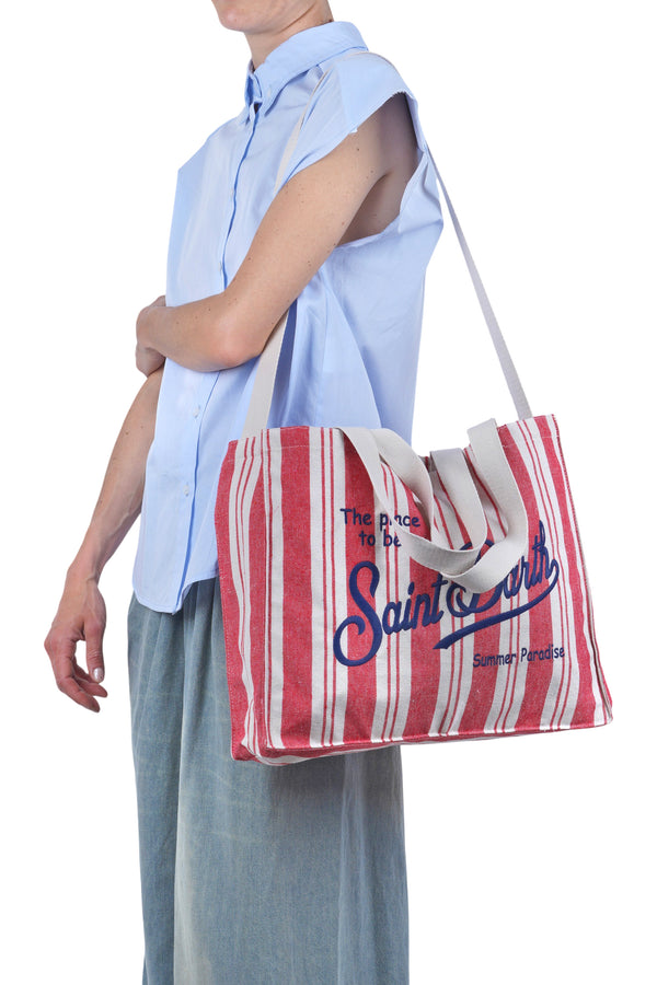 MC2 Saint Barth - Medium bag - 471028 - Cream/Red 